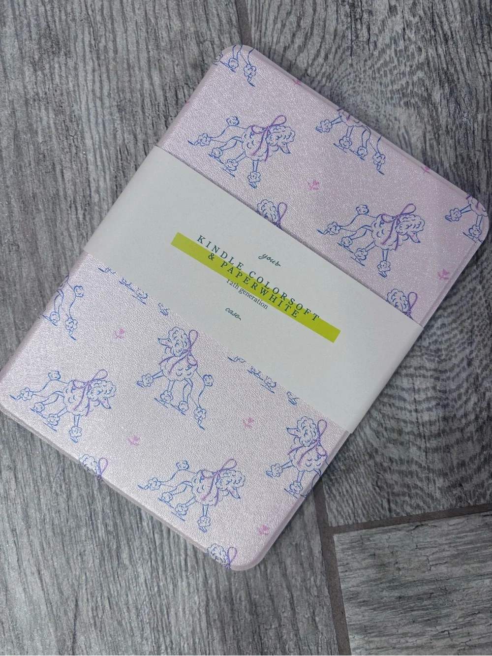 Poodle kindle case